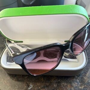 Kate Spade Black and Pink Sunglasses